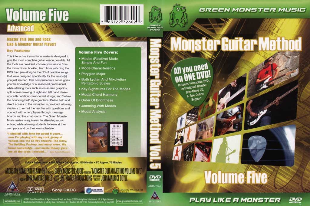 Download Green Monster Music - Monster Guitar Method - V5 - Advanced
