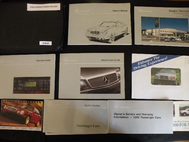 clk-320 owners manual