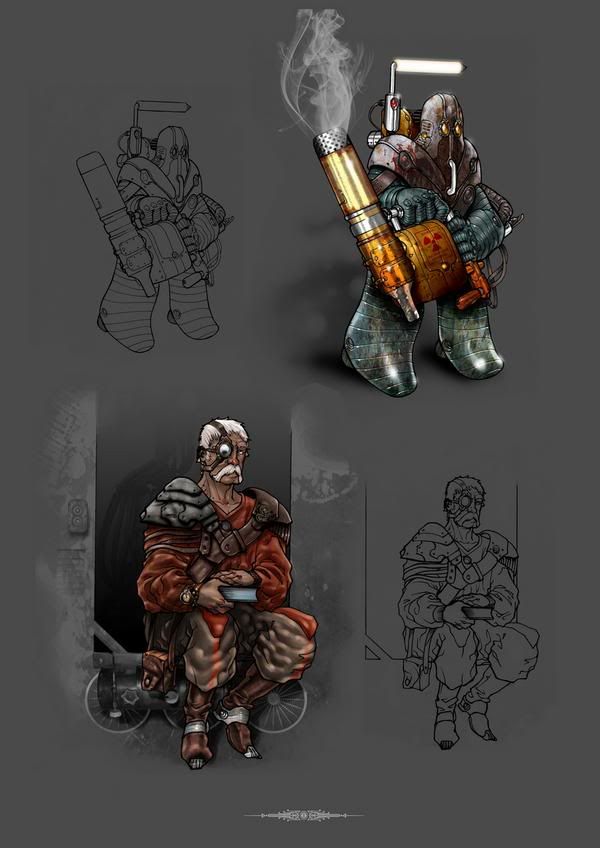 Conceptart for comics Conceptart for comics