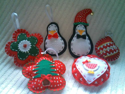 Artesanato de Natal em feltro