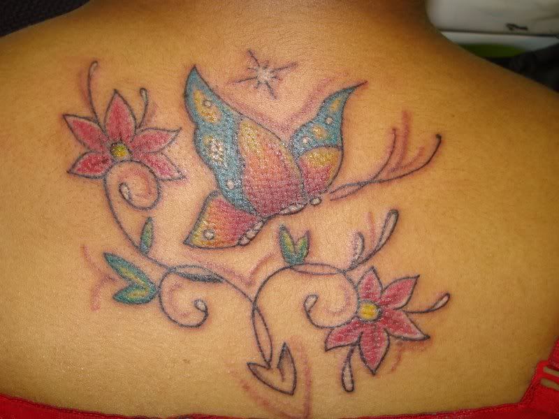 tattoos femininas. tattoo de borboletas. de