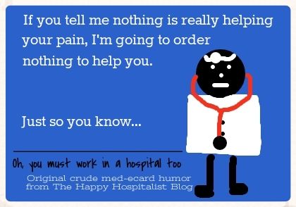 Nothing is really helping the pain ecard humor photo