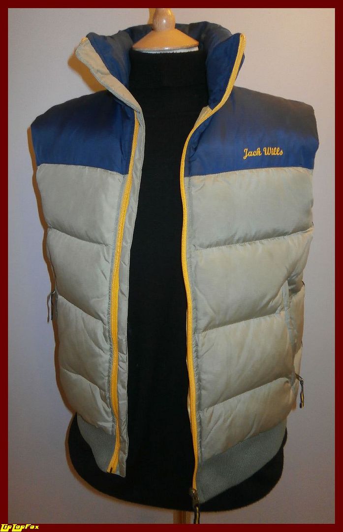 JACK WILLS MENS XS DOWN FEATHER SKI GILET BODYWARMER JACKET VEST SLEEVELESS COAT
