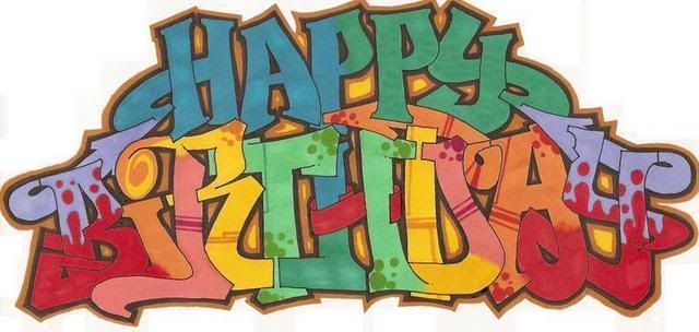 Happy In Graffiti