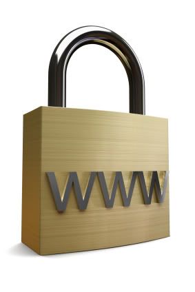 image of www padlock to prevent hackers