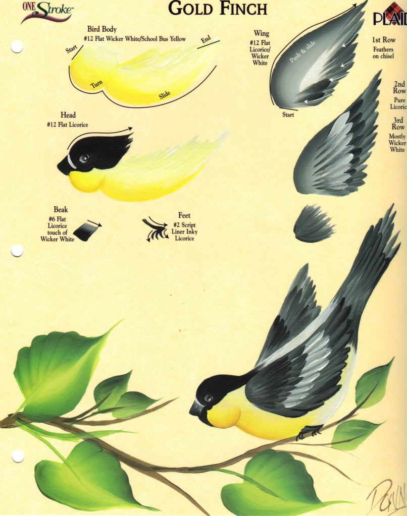 Calla Lily/Bird of Paradise RTG Worksheet by Donna Dewberry eBay