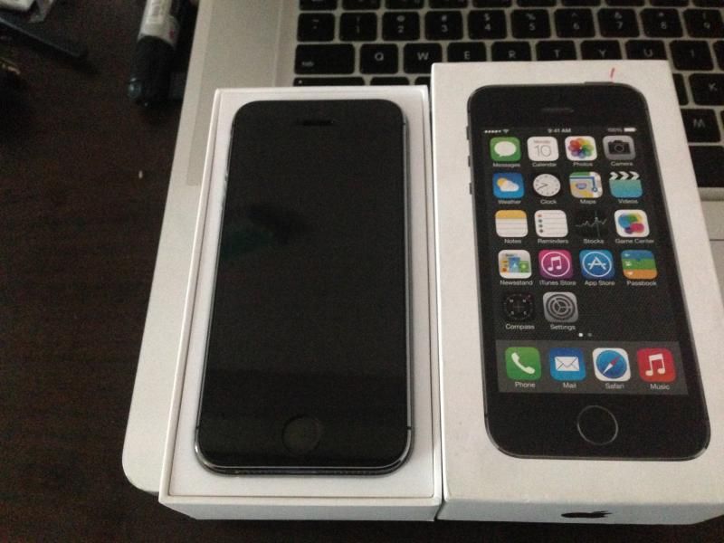 Bán iphone 5S 16G quốc tế Gray 99% fullbox còn bảo hành đến apple giá tốt!!