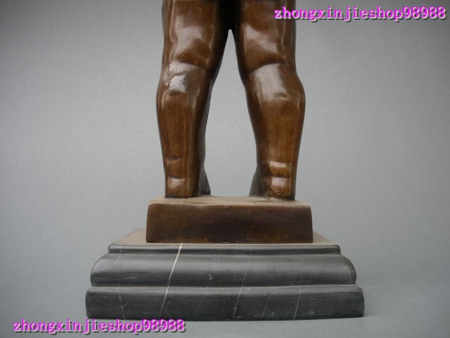 17Bronze Marble Belgium Patriotic Pee boy Art statue  